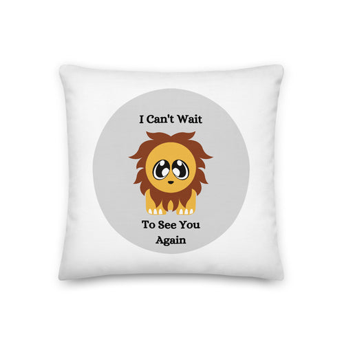 I Can't Wait - Pillow Skip The Distance, Inc, In The Size 18x18